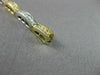 ESTATE 1.38CT DIAMOND 14KT WHITE & YELLOW GOLD 3D FILIGREE TENNIS BRACELET #9442
