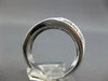 WIDE 2.72CT DIAMOND & AAA RAINBOW SAPPHIRE 14K WHITE GOLD CRISS CROSS LOVE RING