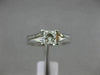 ESTATE .50CT PRINCESS DIAMOND 14KT WHITE GOLD CLASSIC SOLITAIRE ENGAGEMENT RING