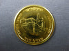 ESTATE 18KT YELLOW GOLD 3D ISRAELI JERUSALEM MENORAH COIN PERFECT GIFT!!! #27054