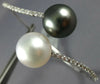 LARGE 1.03CT DIAMOND AAA SOUTH SEA & TAHITIAN PEARL 18K WHITE GOLD LOVE BRACELET
