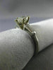ESTATE .91CT MARQUISE & BAGUETTE DIAMOND 14KT WHITE GOLD ENGAGEMENT RING #22153