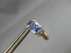 ESTATE 2.56CT DIAMOND & AAA TANZANITE 14KT WHITE GOLD 3D HANGING EARRINGS #20007