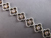 GIA LARGE 4.16CT WHITE & PINK DIAMOND 18KT WHITE & ROSE GOLD 3D TENNIS BRACELET