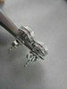 ANTIQUE 1.40CT 3D ROUND DIAMOND FILIGREE 14KT WHITE GOLD EARRINGS ONE OF A KIND!