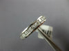 ESTATE 1.85CT DIAMOND 14KT WHITE GOLD ROUND & BAGUETTE CHANNEL ANNIVERSARY RING