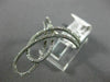 ESTATE LARGE .37CT DIAMOND 14KT WHITE GOLD 3D INFINITY LOVE KNOT LOVE FUN RING