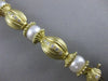 ESTATE LARGE DIAMOND 8.5M WHITE SOUTH SEA PEARL 18K GOLD FILIGREE BRACELET #2617