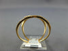 ESTATE WIDE .33CT DIAMOND 18KT ROSE GOLD 3D MARQUISE CLASSIC OPEN LEAF FUN RING