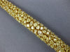 ESTATE EXTRA LARGE 25.71CT FANCY YELLOW DIAMOND 18KT YELLOW GOLD TENNIS BRACELET
