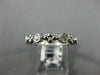 ESTATE .36CT DIAMOND 14K WHITE GOLD 3D FLOWER FILIGREE WEDDING ANNIVERSARY RING