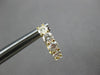 ESTATE 1.37CT DIAMOND 18KT YELLOW GOLD 3D CLASSIC 5 STONE HUGGIE FUN EARRINGS