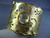 ESTATE LARGE 6.50CT DIAMOND & AAA YELLOW TOPAZ 14K YELLOW GOLD BANGLE BRACELET