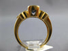 .80CT DIAMOND & AAA SAPPHIRE 14K YELLOW GOLD OVAL & ROUND FLOWER ENGAGEMENT RING