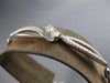 LARGE 1.13CT DIAMOND 14KT WHITE GOLD CRISS CROSS INFINITY 2 STONE LOVE BRACELET