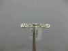 ESTATE .19CT DIAMOND 14K WHITE GOLD FILIGREE SQUARE HEART SHAPE ANNIVERSARY RING