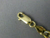 ESTATE LONG 14KT WHITE & YELLOW GOLD DIAMOND CUT FIGARO WOMEN'S BRACELET #22841