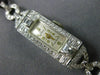 ANTIQUE CHOISI 1.0CT OLD MINE DIAMOND PLATINUM 3D CLASSIC RECTANGULAR WATCH 2218