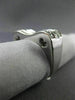 ESTATE WIDE .75CT ROUND & PRINCESS DIAMOND 14KT WHITE GOLD WAVE LOVE HEART RING