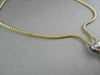 ESTATE HEART .40CT DIAMOND LARIAT DROP TWOTONE GOLD NECKLACE F VS ONE OF A KIND