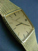 ESTATE WIDE CERTINA 18K YELLOW GOLD CLASSIC SQUARE FACE MEN'S SWISS WATCH #1553