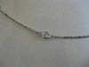 1.05CTW DIAMOND BY THE YARD 14K WHITE GOLD STATION NECKLACE F/G VVS/VS #19759