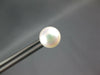 ESTATE AAA SOUTH SEA PEARL 14KT YELLOW GOLD 3D CLASSIC 8MM STUD EARRINGS #27278