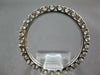 ESTATE .87CT DIAMOND 14K WHITE GOLD CLASSIC 2MM ETERNITY ANNIVERSARY RING #27033