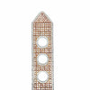 EXTRA LARGE 29.21CT WHITE & PINK DIAMOND 18KT WHITE & ROSE GOLD 3D BELT BRACELET