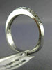 ESTATE .34CT DIAMOND 14K WHITE GOLD CLASSIC PAVE WEDDING ANNIVERSARY RING #14951