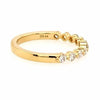 .46CT DIAMOND 18K YELLOW GOLD 3D SEMI ETERNITY 10 STONE WEDDING ANNIVERSARY RING