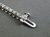 ESTATE 1.0CT DIAMOND 14KT WHITE GOLD FOUR PRONG 3D CLASSIC TENNIS BRACELET 3mm
