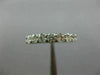 ESTATE .70 DIAMOND 14KT WHITE GOLD 3D 7 STONE CLASSIC WEDDING ANNIVERSARY RING
