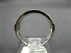 ESTATE WIDE .75CT DIAMOND 14KT WHITE GOLD 3D CLASSIC MULTI ROW ANNIVERSARY RING