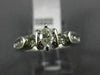 ESTATE .80CT ROUND & MARQUISE DIAMOND 14KT WHITE GOLD 3D CLASSIC ENGAGEMENT RING
