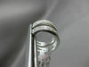 ESTATE .16CT DIAMOND 14KT WHITE GOLD 3D CLASSIC SIX STONE HUGGIE EARRINGS