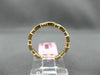 ESTATE .58CT DIAMOND 18KT ROSE GOLD ETERNITY FILIGREE MILGRAIN ANNIVERSARY RING