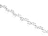ESTATE 6.60CT DIAMOND 14KT WHITE GOLD OVAL CRISS CROSS ETERNITY TENNIS BRACELET