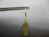 AAA MULTI COLOR OPAL 14KT 2 TONE GOLD SLIPPER LEVERBACK HANGING EARRINGS #27899