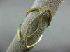 ESTATE LARGE .50CT ROUND DIAMOND 14K YELLOW GOLD 3D OPEN INFINITY PEACE FUN RING