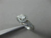 ESTATE .50CT DIAMOND 14KT WHITE GOLD CLASSIC ROUND HALO FILIGREE ENGAGEMENT RING