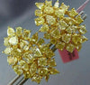 ESTATE EXTRA LARGE 9.32CT FANCY YELLOW DIAMOND 18KT YELLOW GOLD CLIP ON EARRINGS