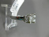 ESTATE .80CT ROUND & MARQUISE DIAMOND 14K WHITE GOLD 2 ROW ANNIVERSARY RING 1174