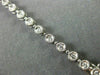 ESTATE .68CT ROUND DIAMOND 14KT WHITE GOLD FILIGREE ROUND TENNIS BRACELET #21156