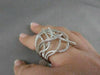 ANTIQUE WIDE FILIGREE 1.43CTW DIAMOND 18KT W GOLD RING