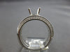 .71CT DIAMOND 18K WHITE GOLD 4 PRONG SEMI MOUNT ENGAGEMENT WEDDING BAND RING SET
