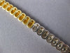 ESTATE 2.0CT DIAMOND 18K 2 TONE GOLD 3D CLASSIC SEMI BEZEL RIVIERA LOVE NECKLACE
