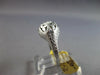 ANTIQUE ART DECO .05CT OLD MINE DIAMOND 18K WHITE GOLD 3D ENGAGEMENT RING #27469
