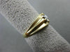 ANTIQUE WIDE DIAMOND 14K WHITE & YELLOW GOLD INFINITY HEART BOW LOVE RING #21069