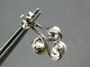 .05CT DIAMOND & AAA SOUTH SEA PEARL 14KT WHITE GOLD LOVE KNOT HANGING EARRINGS